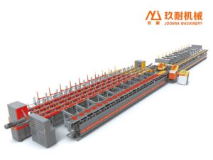 JN-450L CNC rebar saw cutting and swaging thread grinding production line